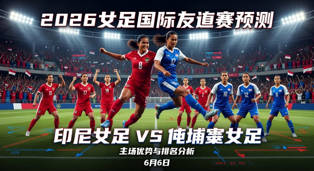 2026女足国际友谊赛预测:印尼女足主场对柬埔寨女足 排名与主场优势分析