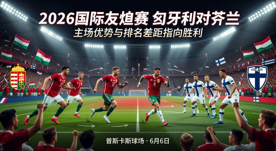 2026国际友谊赛匈牙利对芬兰预测分析:排名优势与主场控制指向胜利